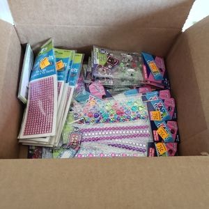 Box of gem stickers